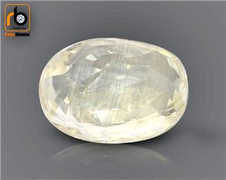 Natural Heated and Treated Yellow Sapphire Pokhraj 3.7CTS-2451